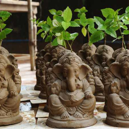 Go eco-friendly this Ganesh Utsav and have a positive impact while doing it! - Nurserylive