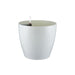 13.5 inch (34 cm) gw 07 self watering round plastic planter (white) 