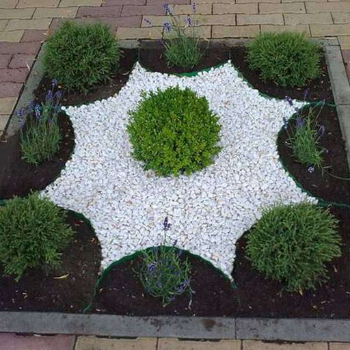 decor garden with stone