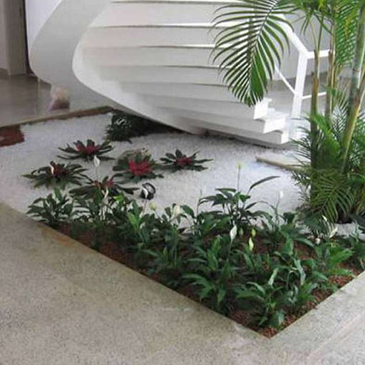 decor garden with stone