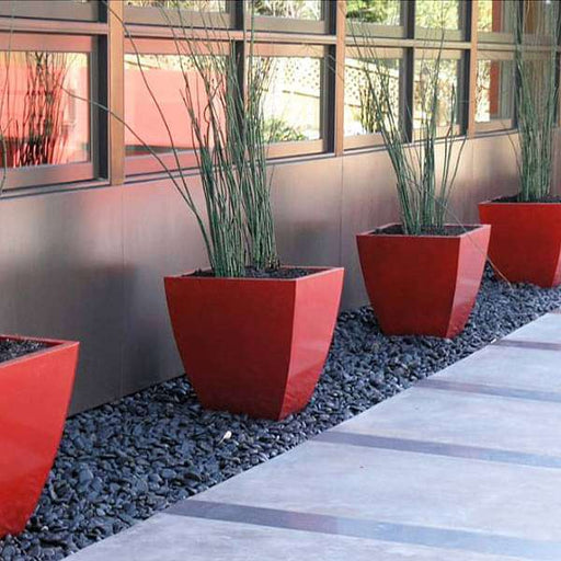 dress up landscape edge with beautiful pebbles