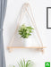 handmade sa008 wooden plank hanger for plants 