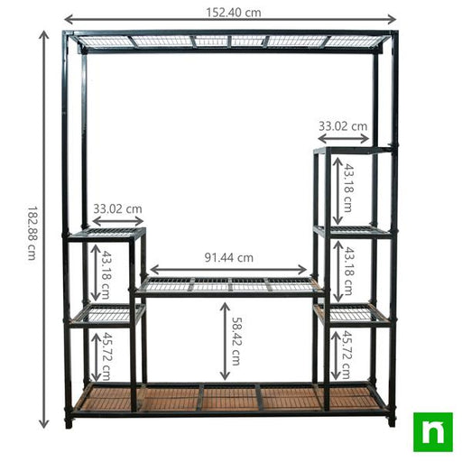 metal planter stand no. nl0137c (wall type 