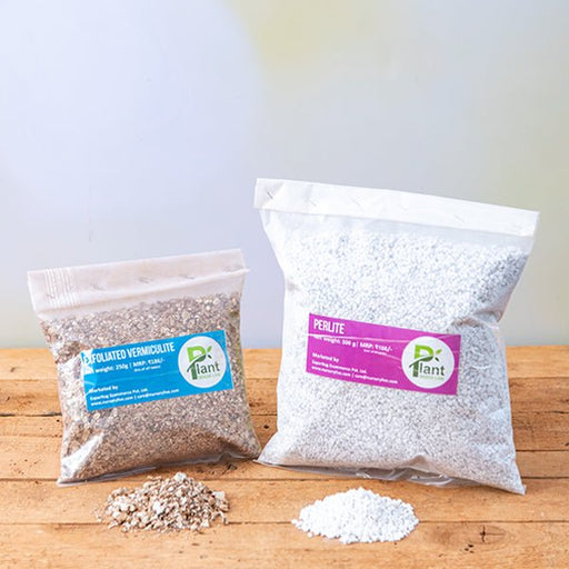 combo of perlite and vermiculite to make soil porous