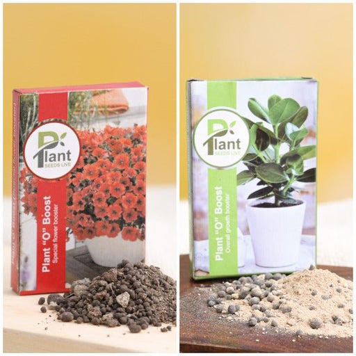 pack of plant growth and flower boosters