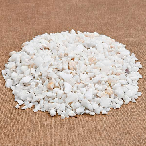 marble chips pebbles (white - 1 kg