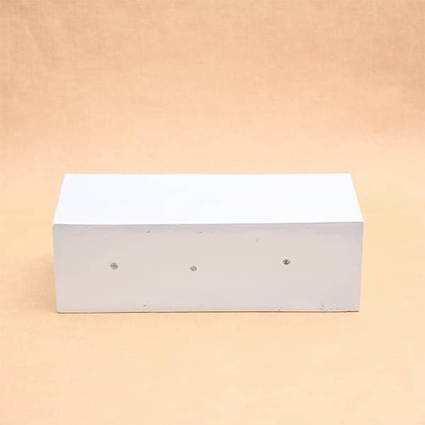15 inch (38 cm) sml - 010 wall mounted rectangle fiberglass planter (white)