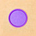 3.7 inch (9 cm) round plastic plate for 4 inch (10 cm) grower pots (violet) (set of 6) 