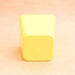 5.5 inch (14 cm) square plastic planter with rounded edges (yellow) (set of 6) 