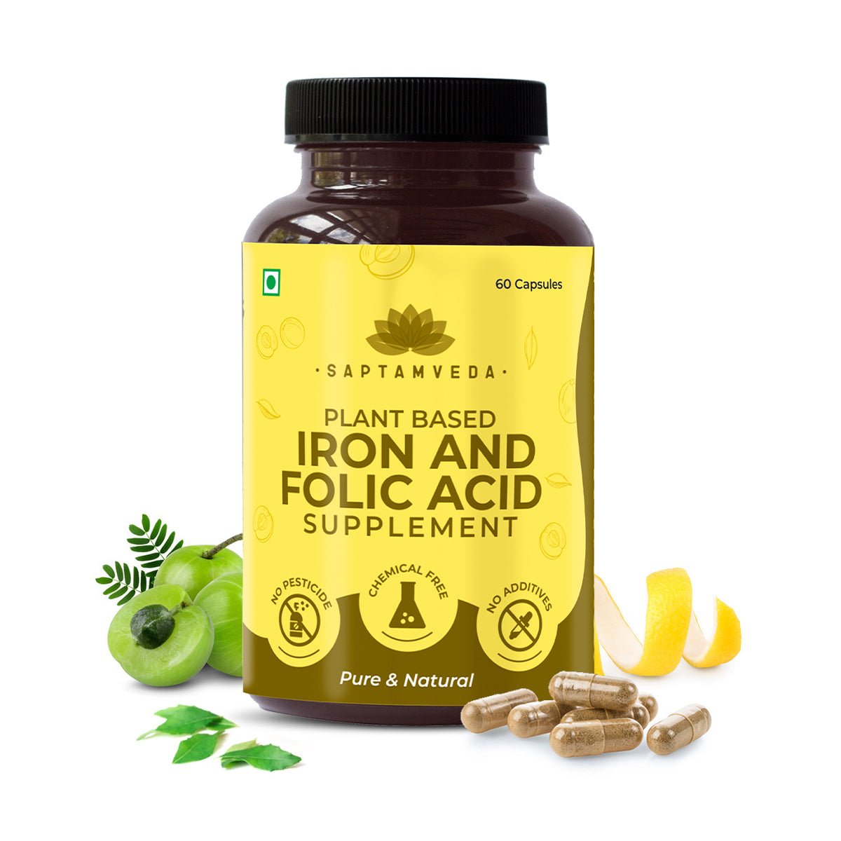 Buy Iron and Folic Acid 60 Capsules online from Nurserylive at lowest
