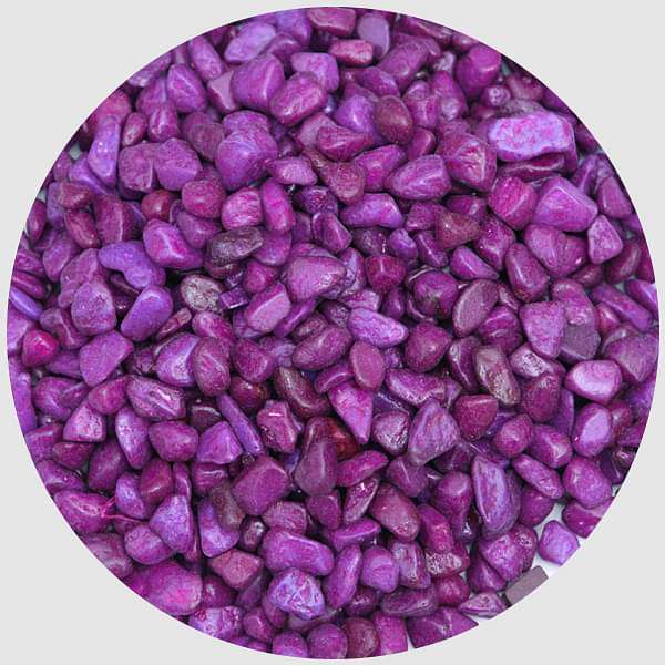 Purple Violet Color Pebbles