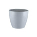 13.5 inch (34 cm) gw 07 round plastic planter (grey) 