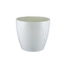 13.5 inch (34 cm) gw 07 round plastic planter (white) 