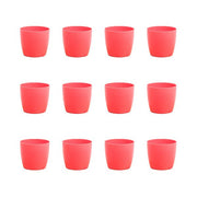 4.5 inch (11 cm) Ronda No. 1110 Round Plastic Planter (Set of 12)(Pastel Pink)