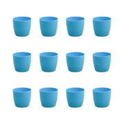 4.5 inch (11 cm) Ronda No. 1110 Round Plastic Planter (Set of 12)(Turquoise)