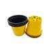 5.1 inch (13 cm) Round Plastic Thermoform Pot (Set of 20)(Yellow)