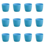 5.7 inch (14 cm) Ronda No.14.5 Round Plastic Planter (Set of 12)(Turquoise)