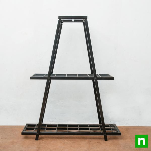 Small Triangular Stand Buy Metal Planter Stand No. NL0137F (Triangle Shape, 2.9 X 3.5 ft / 0.9 ...