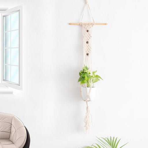 handmade sa004 macrame hanger for plants (cotton 