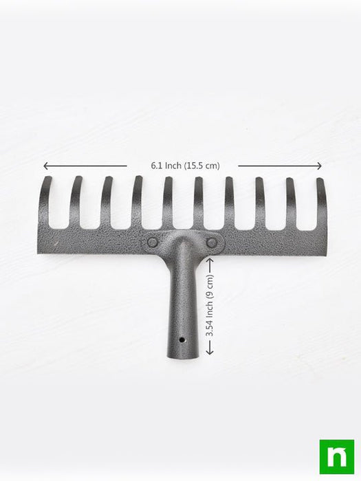 Buy Garden Rake Brazilian Type No. MMI-98 (10 Teeth) - Gardening Tool ...
