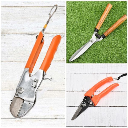 basic garden cutting tool kit - gardening tools