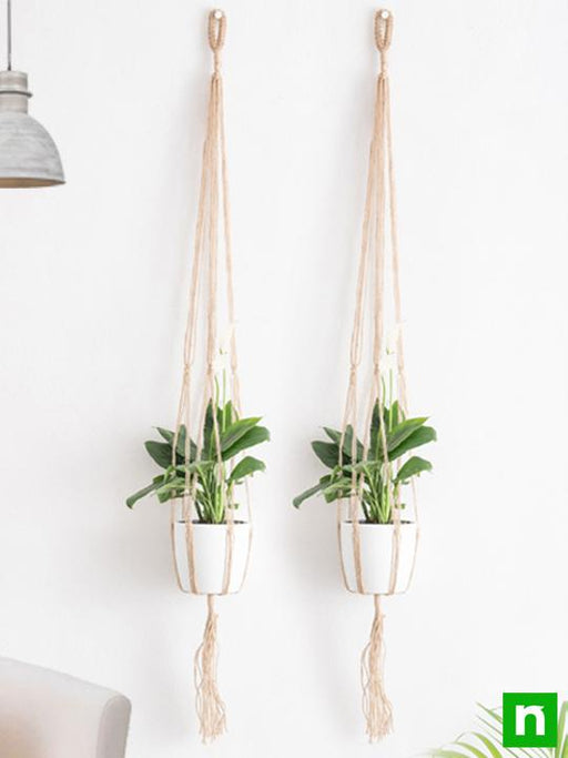 handmade sa007 macrame hanger for plants (sutli 