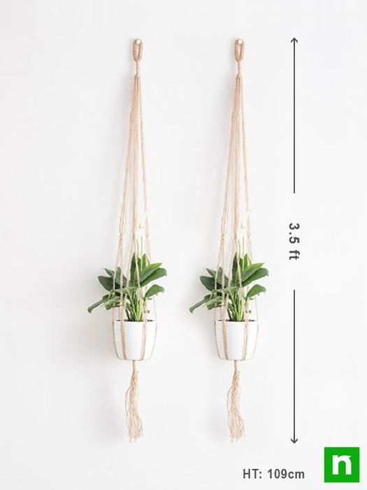 handmade sa007 macrame hanger for plants (sutli 