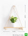 handmade sa008 wooden plank hanger for plants 
