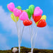 balloon plastic miniature garden toys (heart shape) 