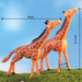 giraffe plastic miniature garden toys - 1 pair