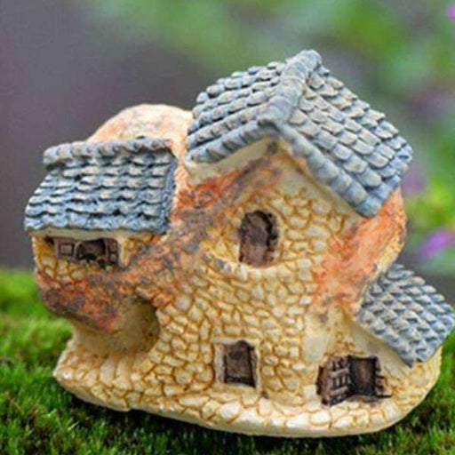 mountain house plastic miniature garden toy (grey) - 1 piece