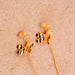 pin bees plastic miniature garden toys - 1 pair