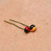 pin bettles plastic miniature garden toys (red - 1 pair