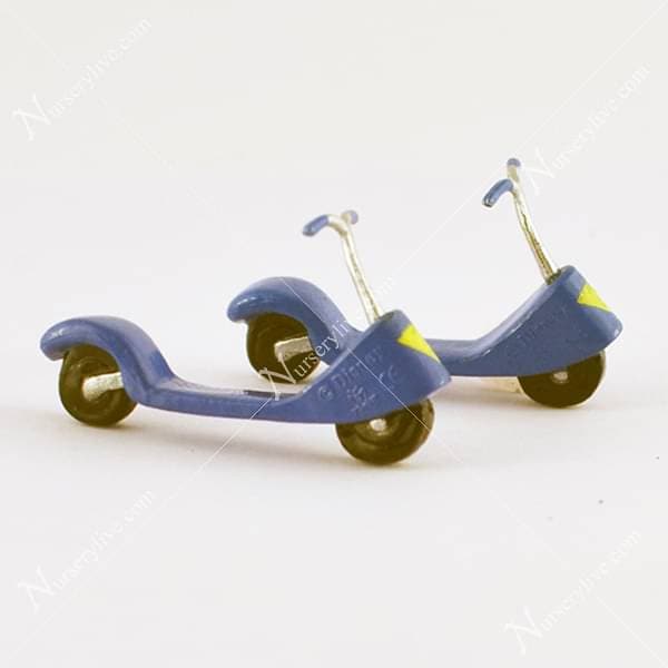 scooter plastic miniature garden toys - 1 pair