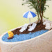diy holiday on beach - miniature garden