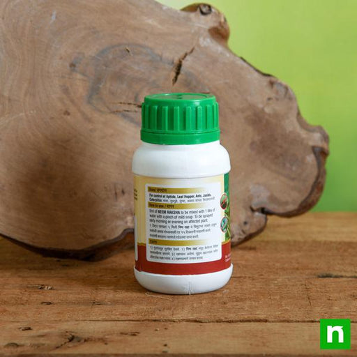 neem raksha (pure neem oil for insect - 100 ml