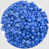 Aquarium Pebbles (Blue, Small) - 1 kg