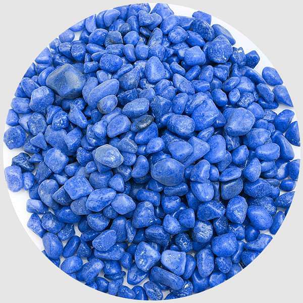 aquarium pebbles (blue - 1 kg