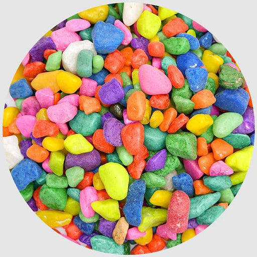 aquarium pebbles (mix color - 1 kg