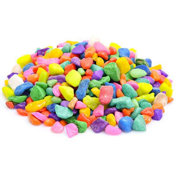 aquarium pebbles (mix color - 1 kg
