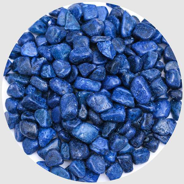 aquarium pebbles (navy blue - 1 kg