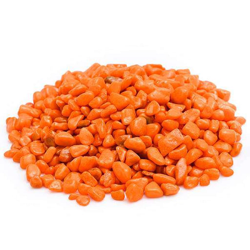 aquarium pebbles (orange - 1 kg