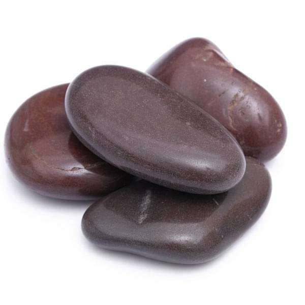 garden pebbles (dark brown - 2 kg