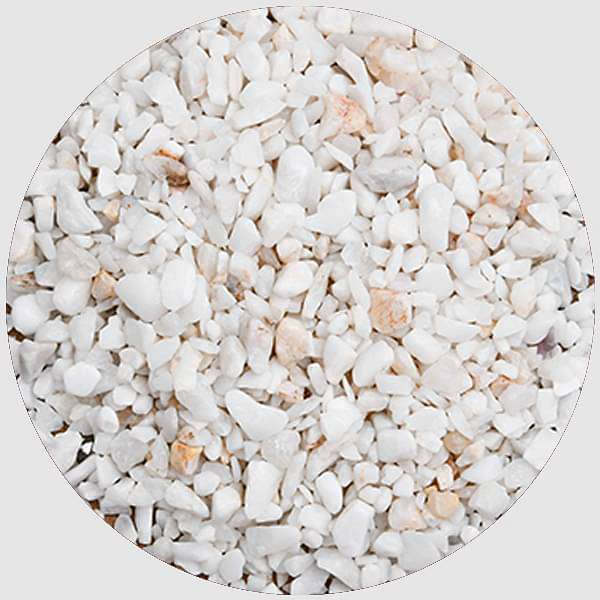 marble chips pebbles (white - 1 kg