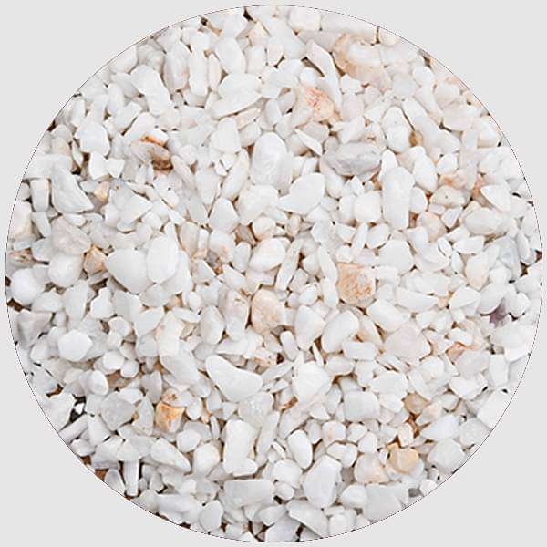 marble chips pebbles (white - 50 g