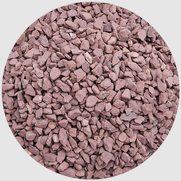 natural chips pebbles (red - 1 kg
