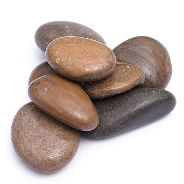 river pebbles (brown - 2 kg