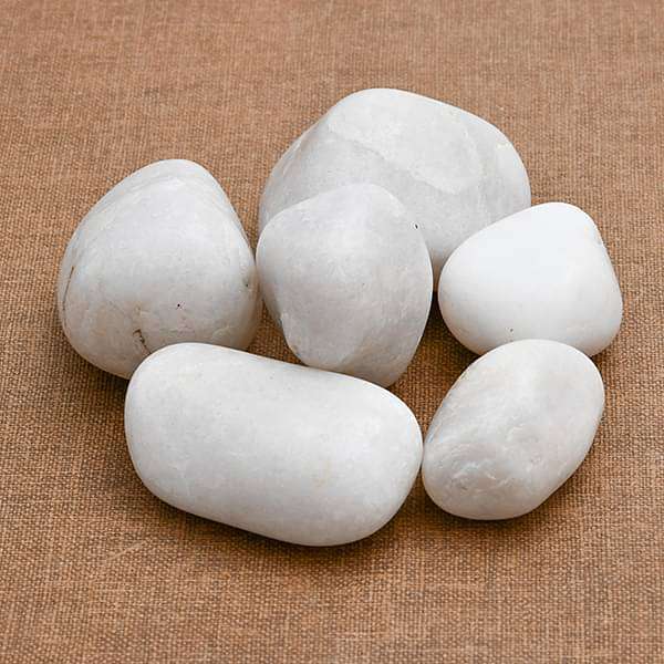 super marble pebbles (white - 2 kg