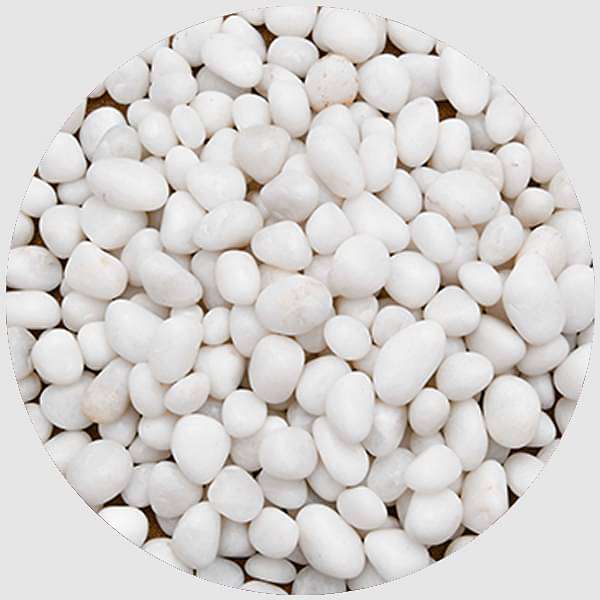 super marble pebbles (white - 1 kg