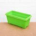 11.8 inch (30 cm) bello window planter no. 30 rectangle plastic pot (green) (set of 6) 